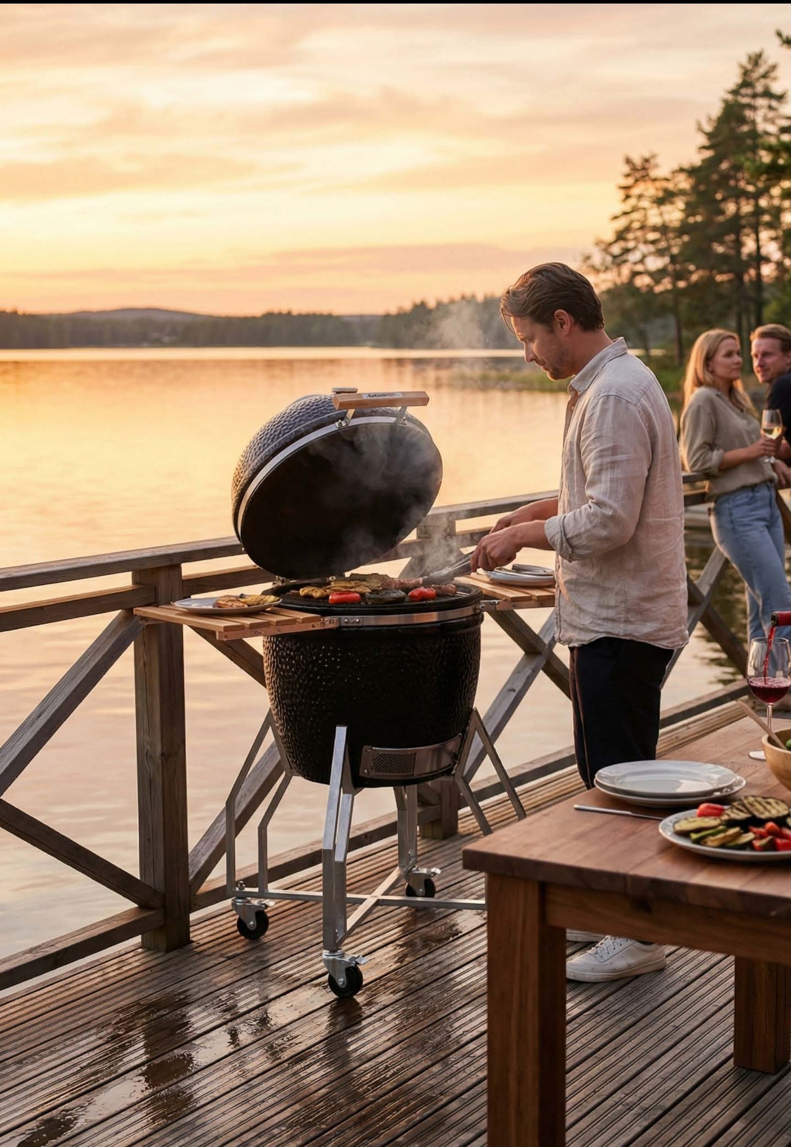 A Kamado Chef evening with friends