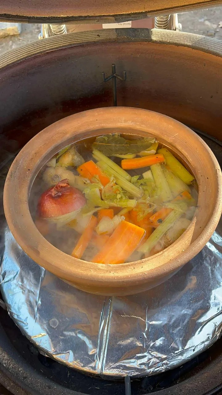 Beef Soup in a Clay Pot