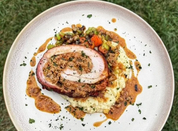 Festive Stuffed Pork Loin