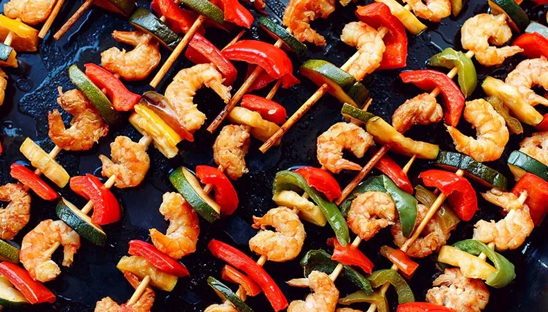 Grilled Shrimp Skewers