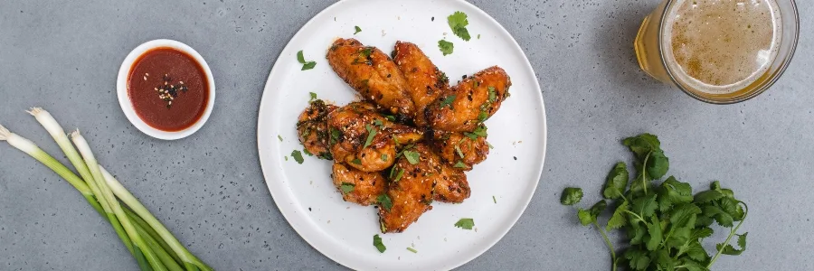 Korean Spicy Chicken Wings