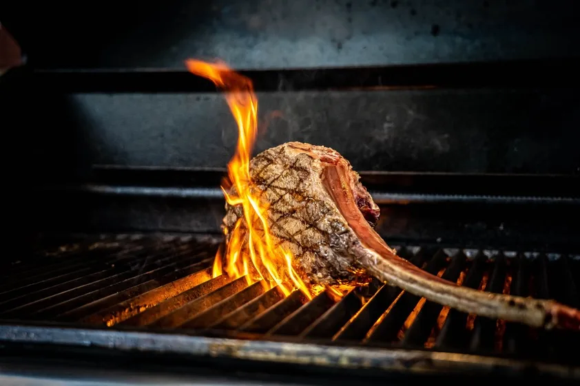 Reverse Sear Tomahawk Steak