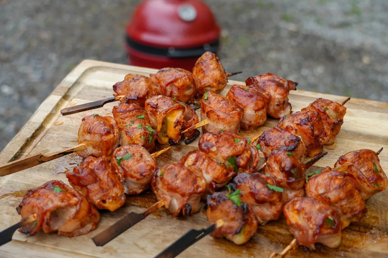 Turkey Skewers with Extras